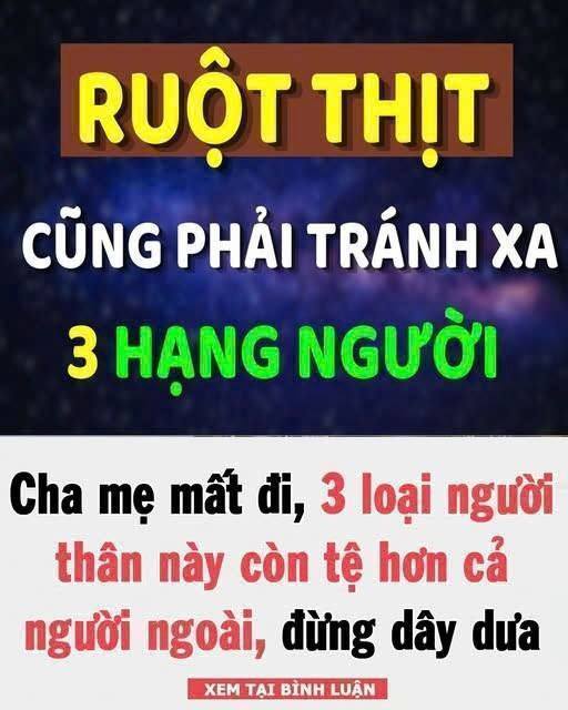 Cha mẹ mất đi, 3 loại người thân này còn tệ hơn cả người ngoài, đừng dây dưa